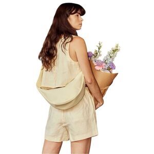 July Natural Everyday Crescent Crossbody Bag